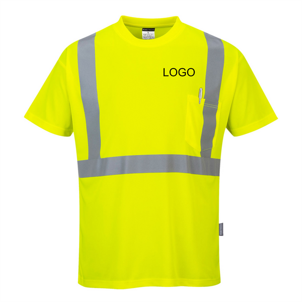 Hi-Vis Pocket T-Shirt S/S